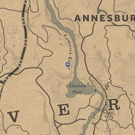 Map of Ancient Arrowhead Location