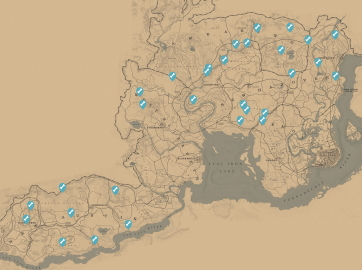Dinosaur Bone Locations